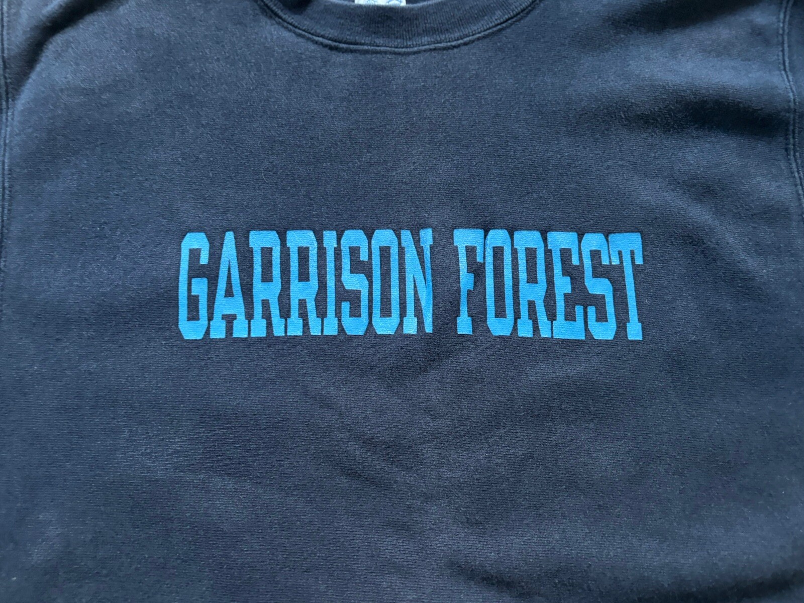 80s Champion Reverse Weave Garrison Forest School Crew Neck.large /gussets
