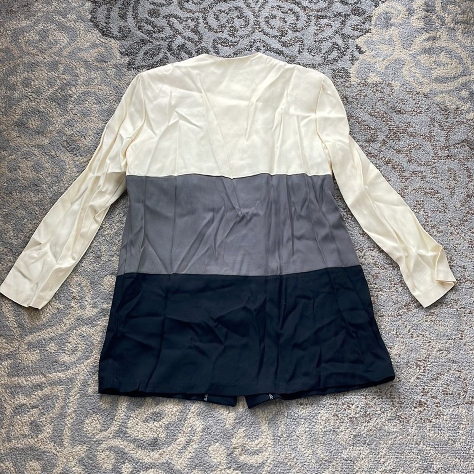Betsy’s Things Vintage Two Piece Pantsuit Set Color Block 14