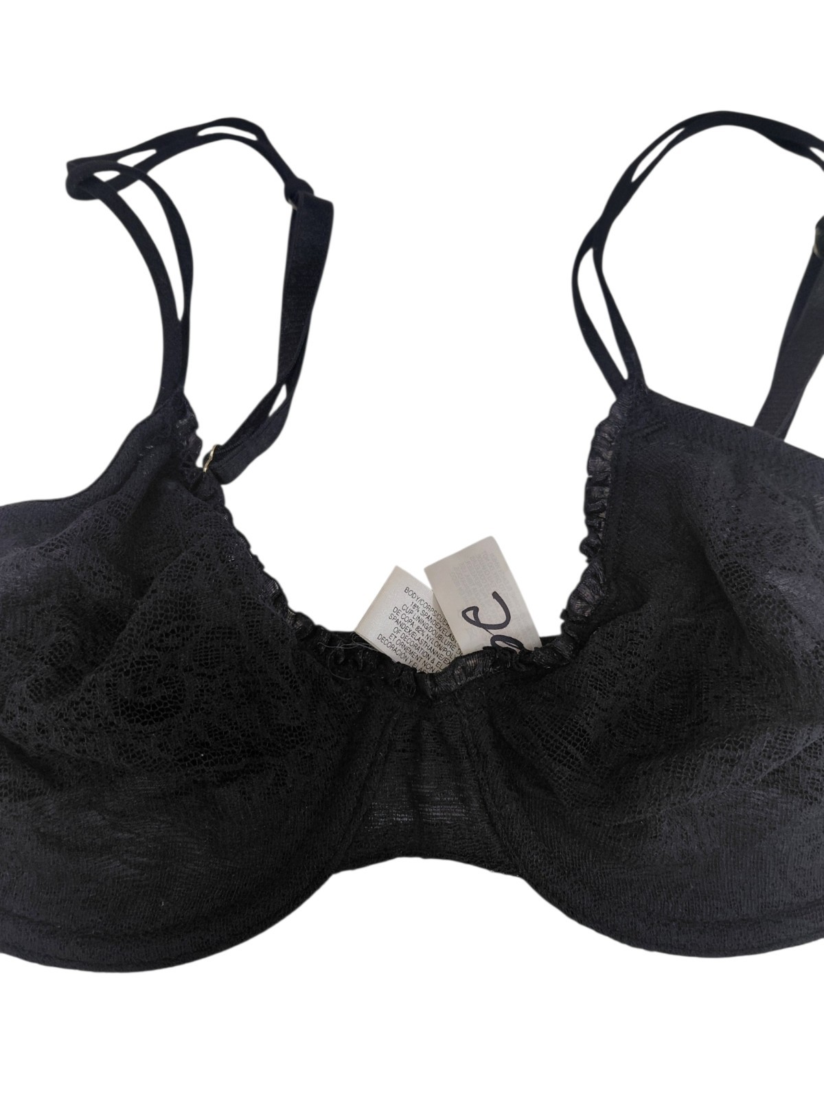 Vintage Wacoal Black Bra Size 34B