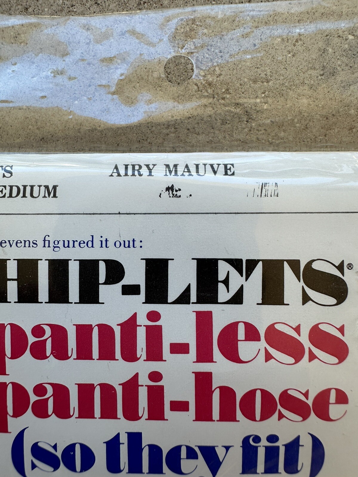 1960s Finesse Stevens Hip-Lets Panti-Less Chaps Stockings Hosiery Pantyhose VTG
