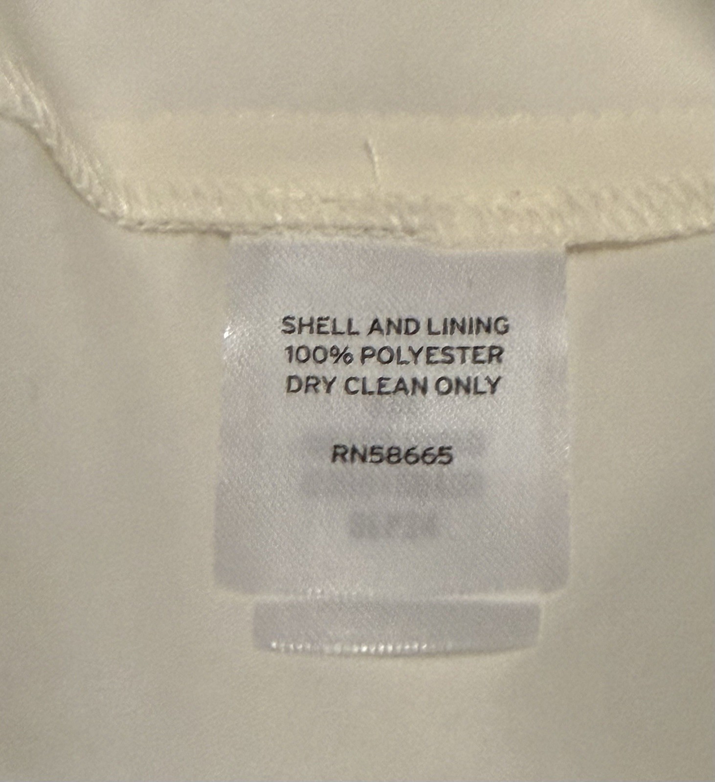 Nordstrom Ivory Pristine 100% Polyester Slip-Size Small-NWT