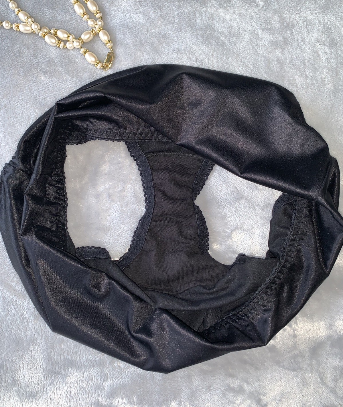 NEW Stretch Satin Girdle Panty Shaper 3X Vanity Fair Brief Panties sz 10