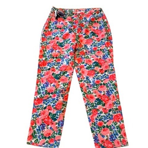 RARE Vintage Young Stuff Y2K Floral Mom Jeans High Waist USA 16 18 38