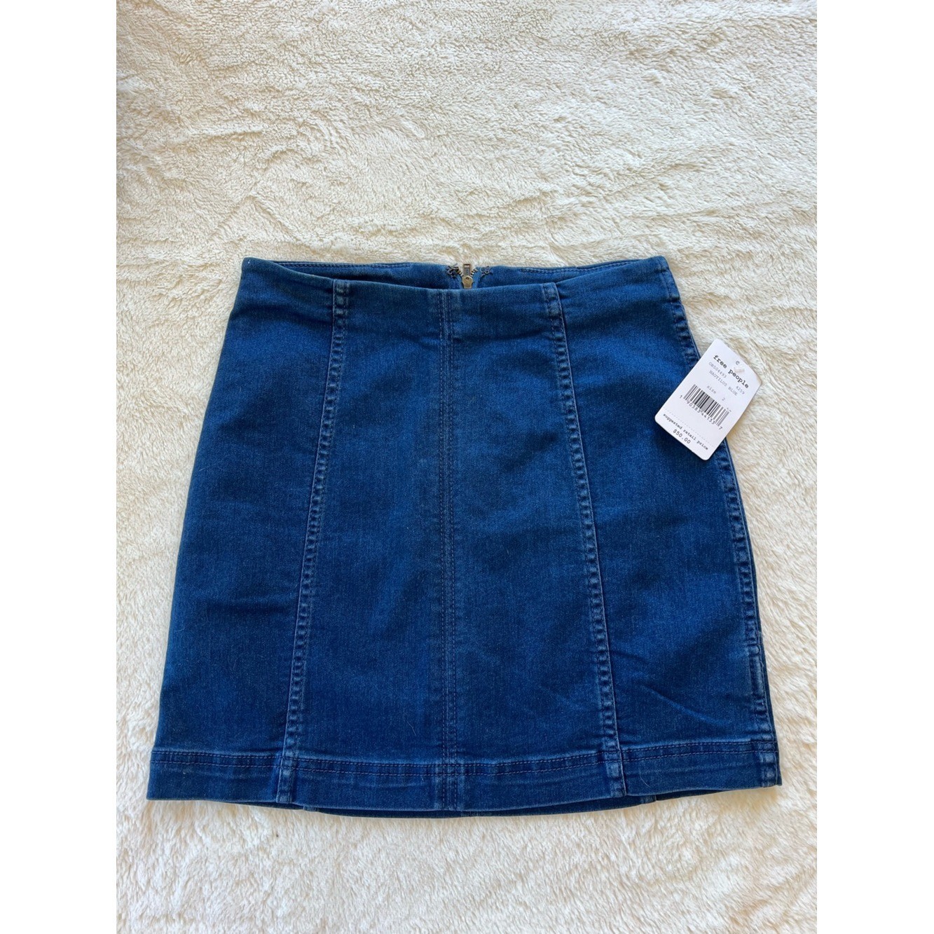Free People Women’s Denim Skirt – Classic Straight Fit size 2 NWT