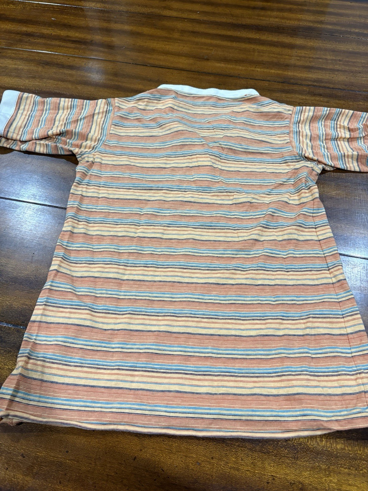 vintage striped Long sleeve top The Red Eye 70s 1970s Sz M But can fit smaller