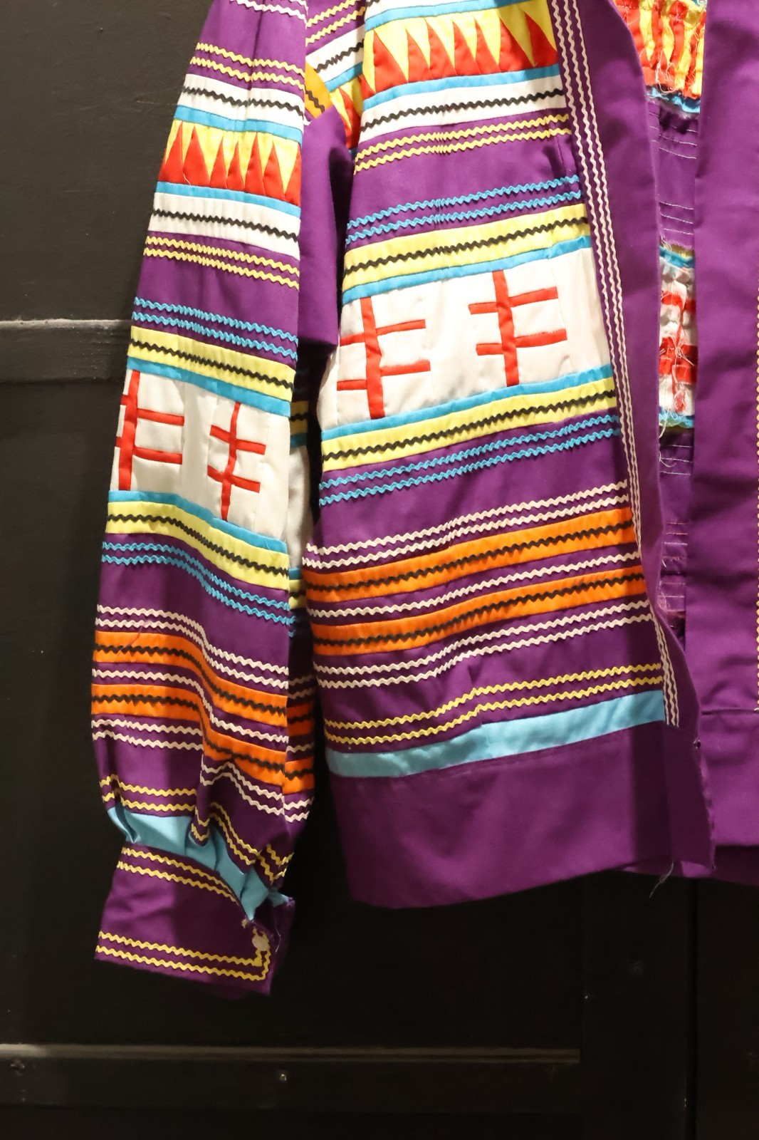 Vintage Seminole Indian Patchwork Jacket