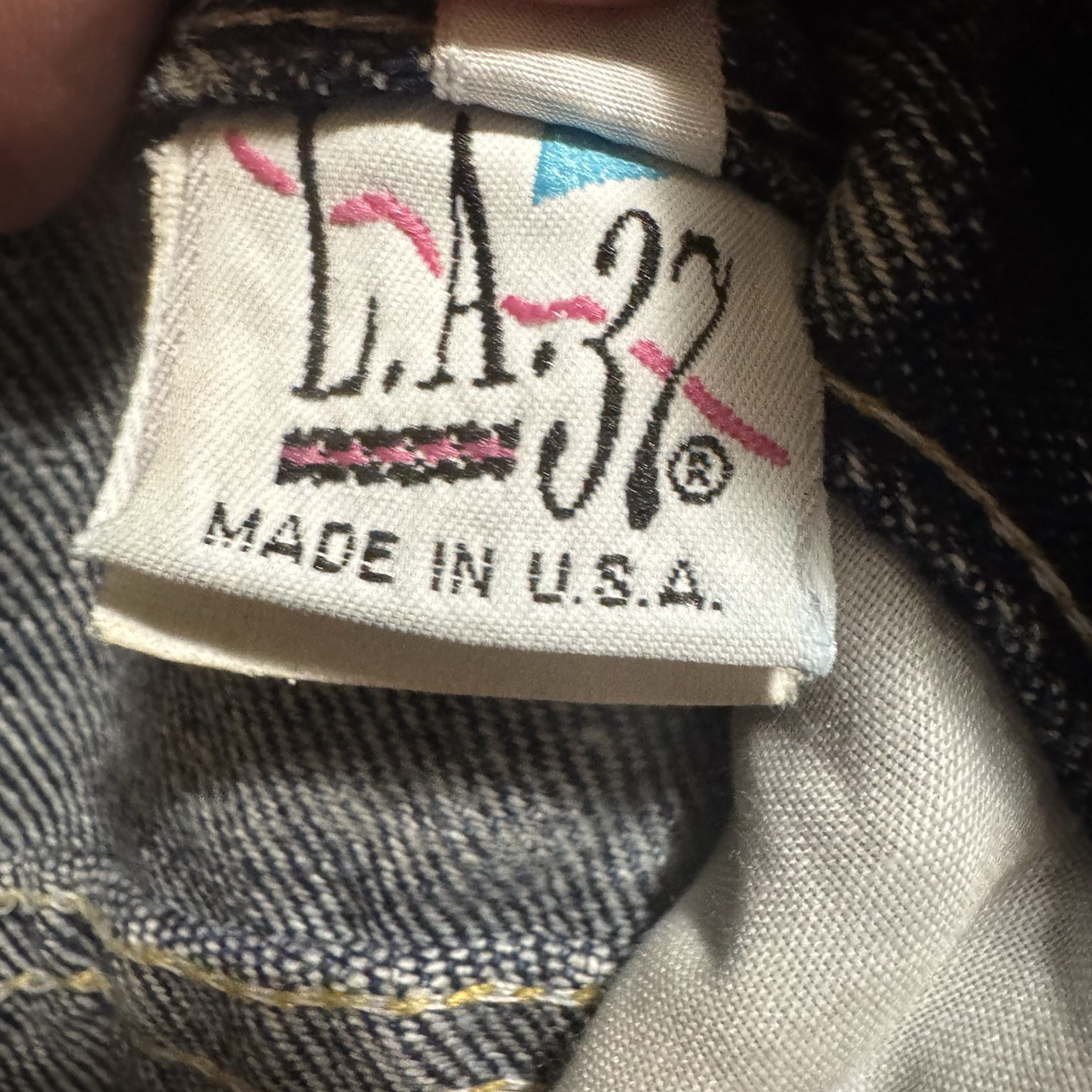 L.A. 37 Acid Wash High Waisted Mom Jeans Women’s 8 Denim Vintage 1980s
