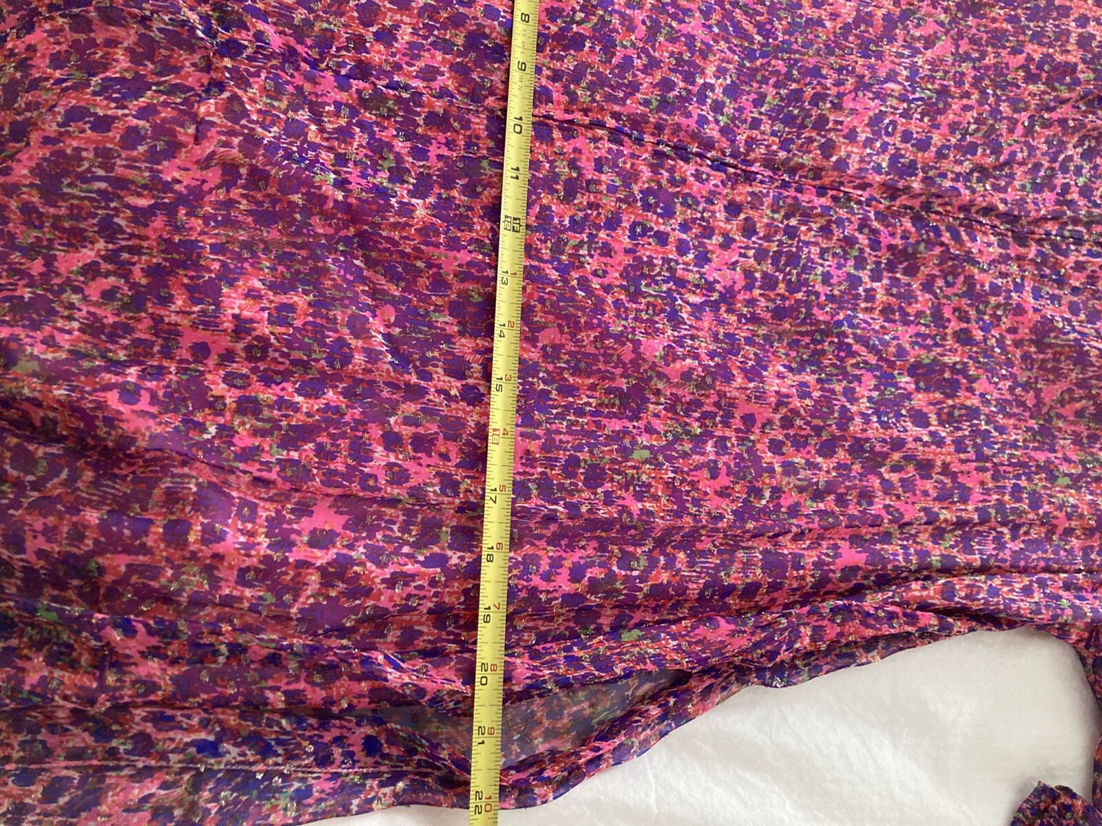 Sara Fredrick’s 1960s Vintage Pink Glitter Versatile Silk Wraparound Scarf Dress