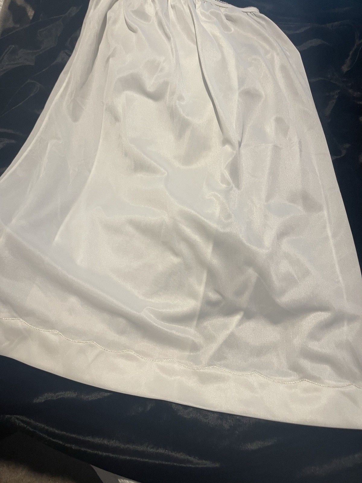 Vintage Nancy King 100% Nylon N Satin Half Slip 23.5 Long