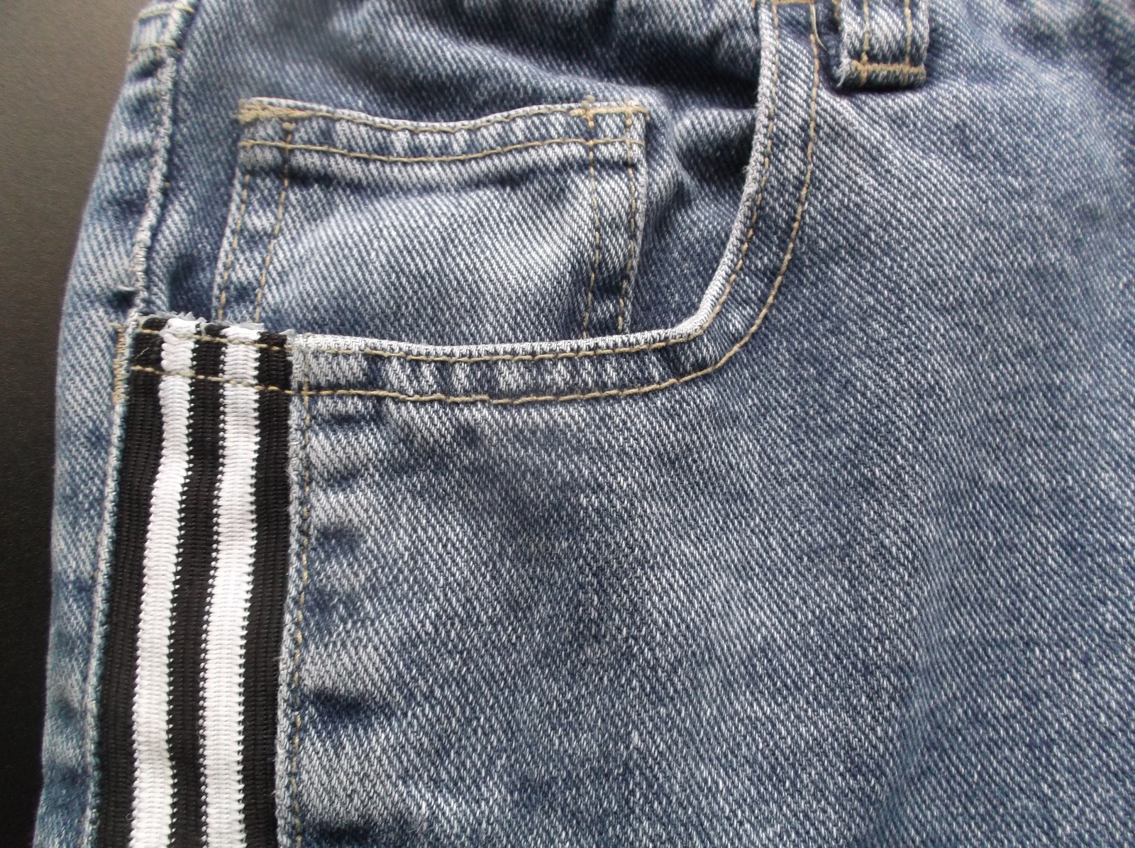 Vintage 90s Cyberian PLUGG Jeans Sz 16/28 27×30 Side Stripe 100% Cotton VFG