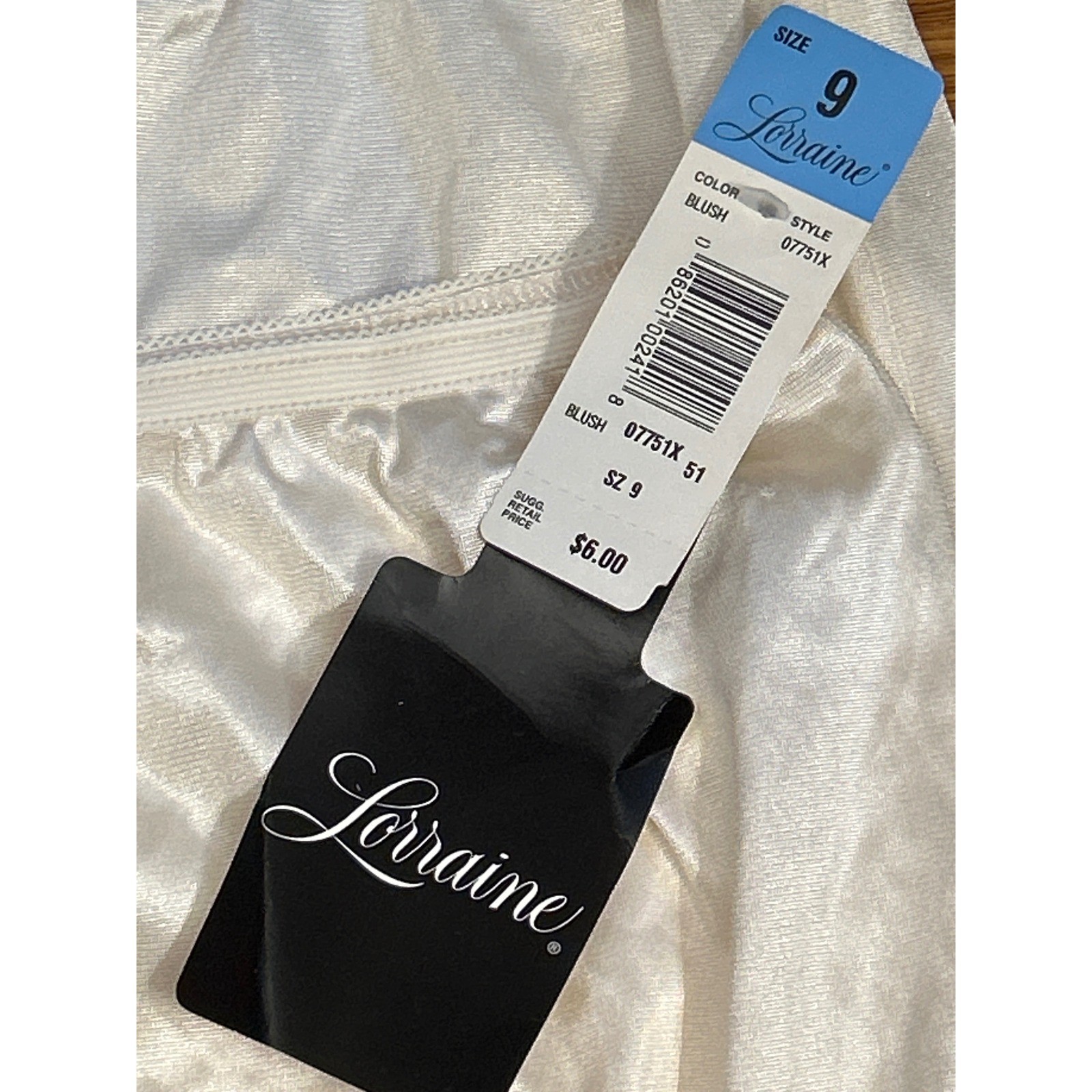 Vintage Lorraine High Waist Panties Retro Granny Lingerie Pinup Blush Cream Sz 9