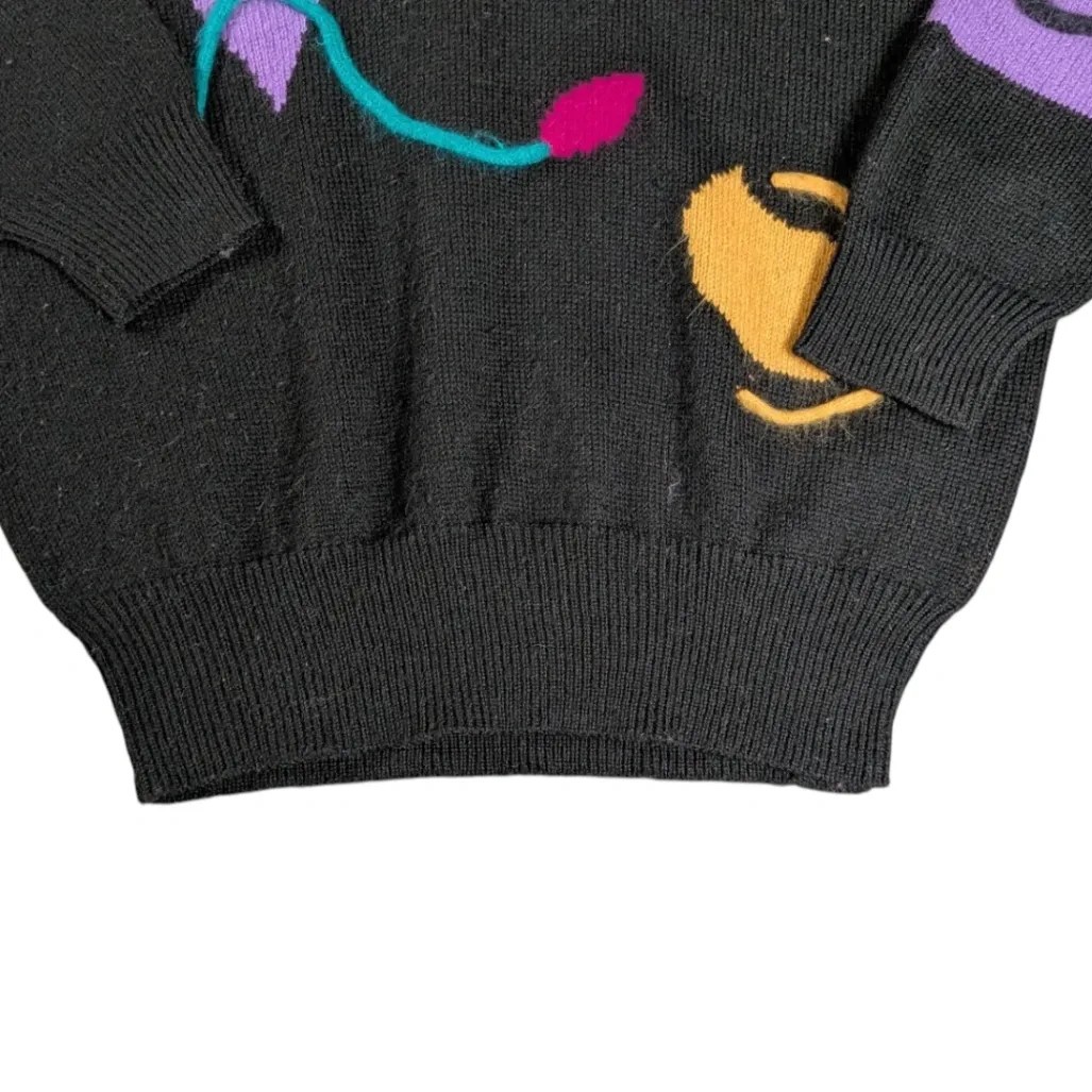 Dolores Pullover Jumper — Wool Blend — Black — Size 38