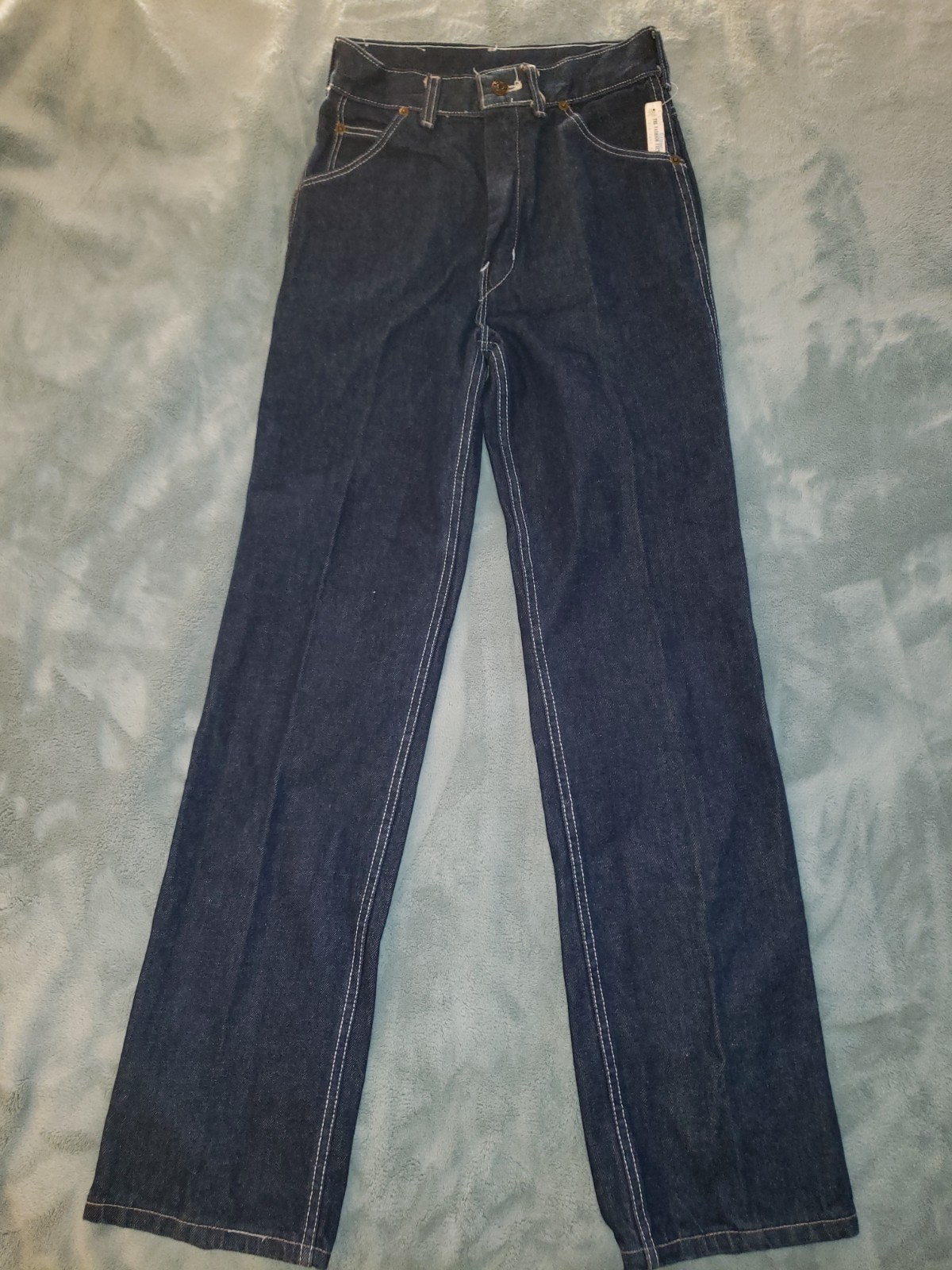 New* 70s/80s VTG Women’s Tour De France Dark Denim Jeans Deadstock With Tags 7/8
