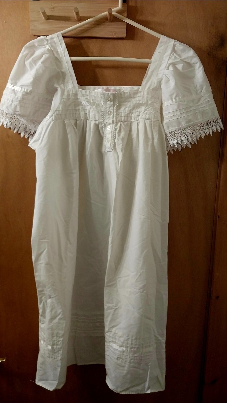 Women’s Moon Dance Vintage Gown Medium Cotton Blend Cottage Core Traditional