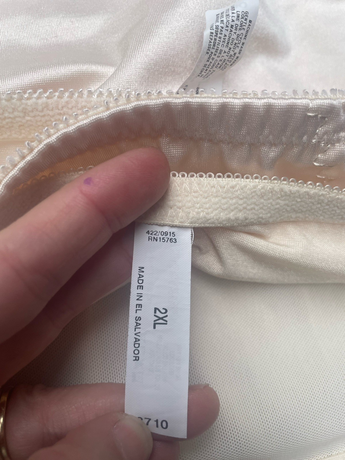 2 Vintage Bali Beige Plus Shapewear 2XL Shaper Silky Granny Panty Satin Glossy