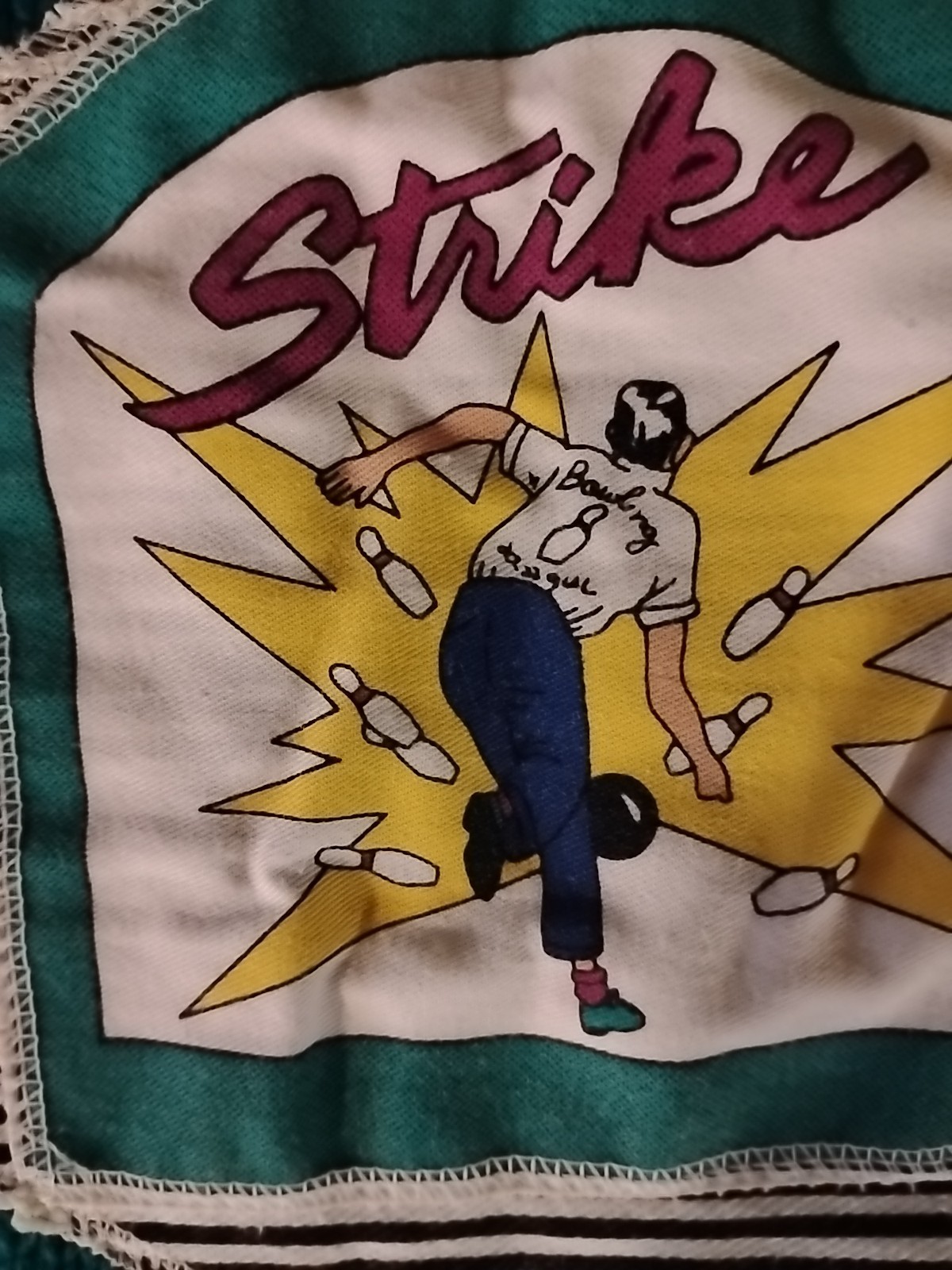 VINTAGE Jamie Scott JERI – JO Bowling Theme Sweater SZ. S 100% ACRYLIC
