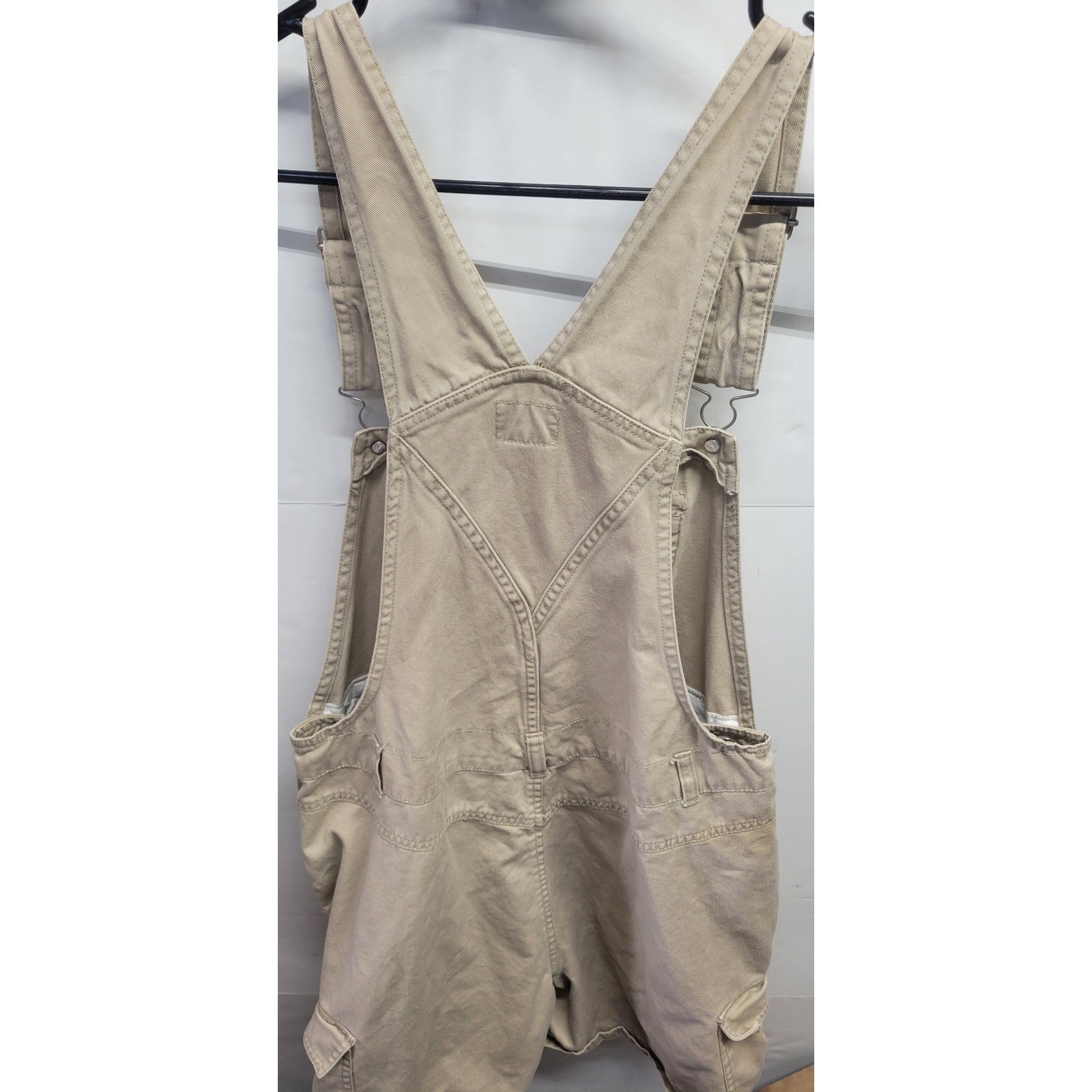 Vintage BUM Equipment Shortalls Women’s khaki. Overalls Denim 90s sz M