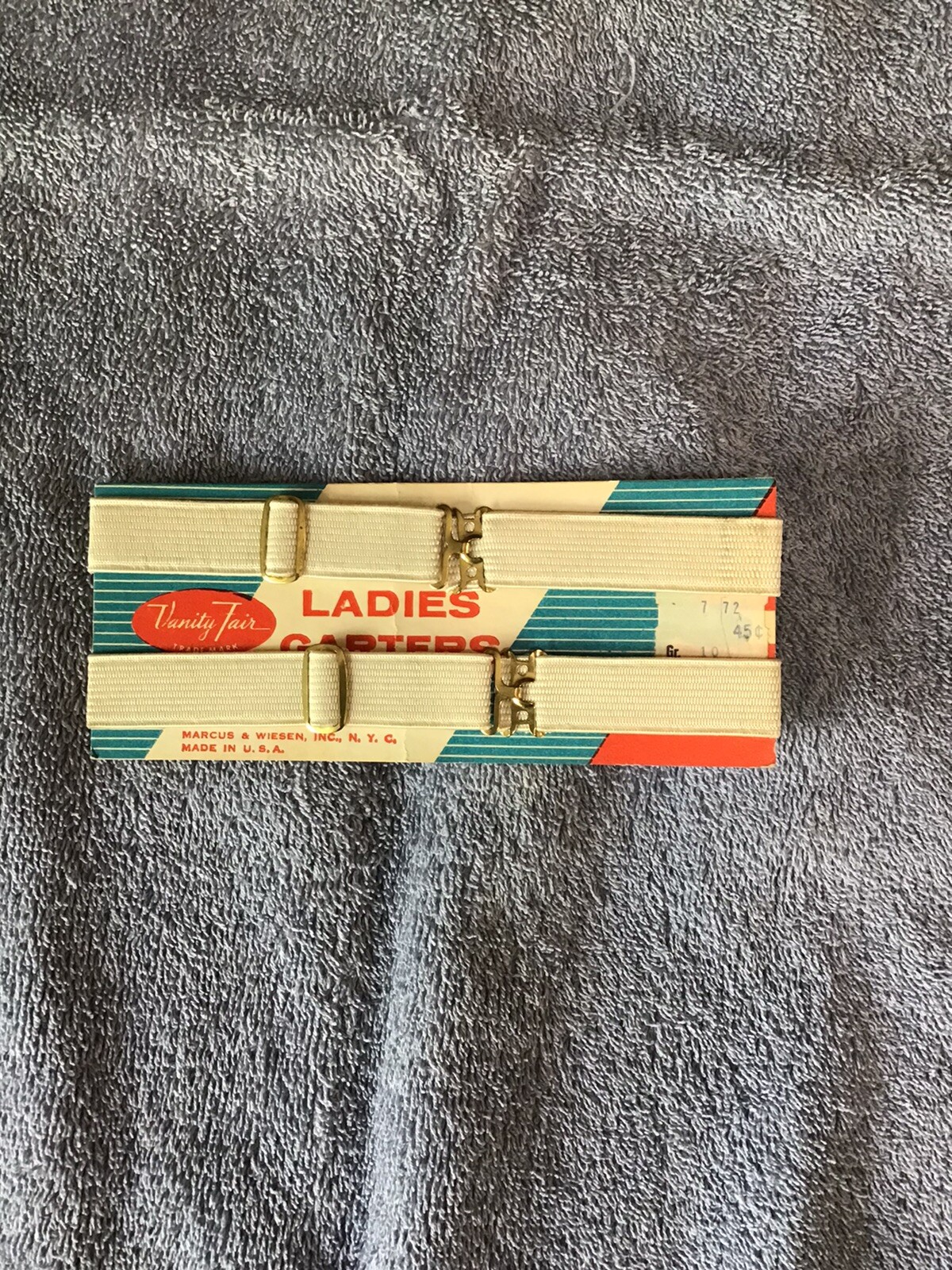 Vanity Fair Ladies Adjustable Garters NOC NOS Made USA