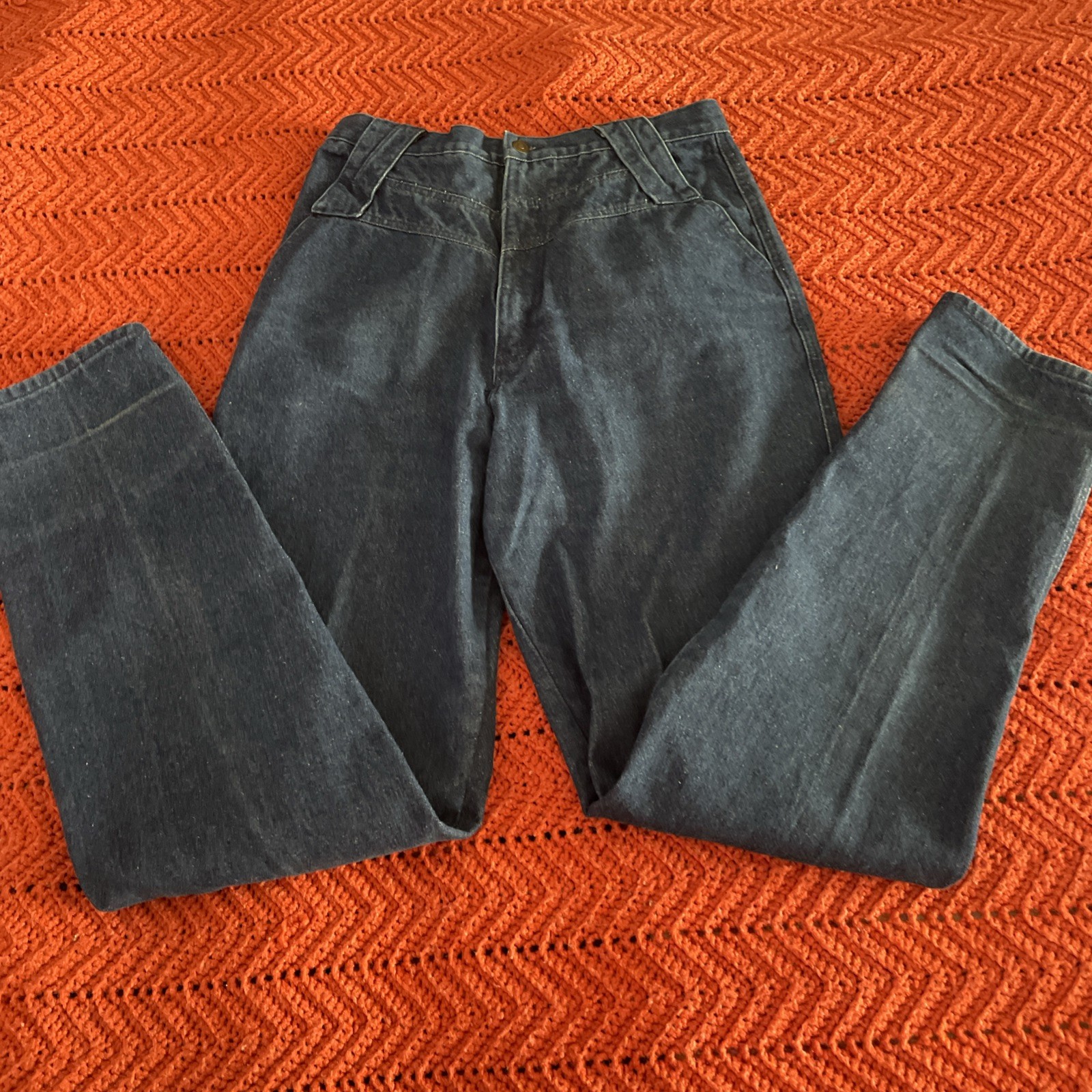 Vintage Wrangler Womens High Waist No Back Pocket Denim Jeans 15/16 X36