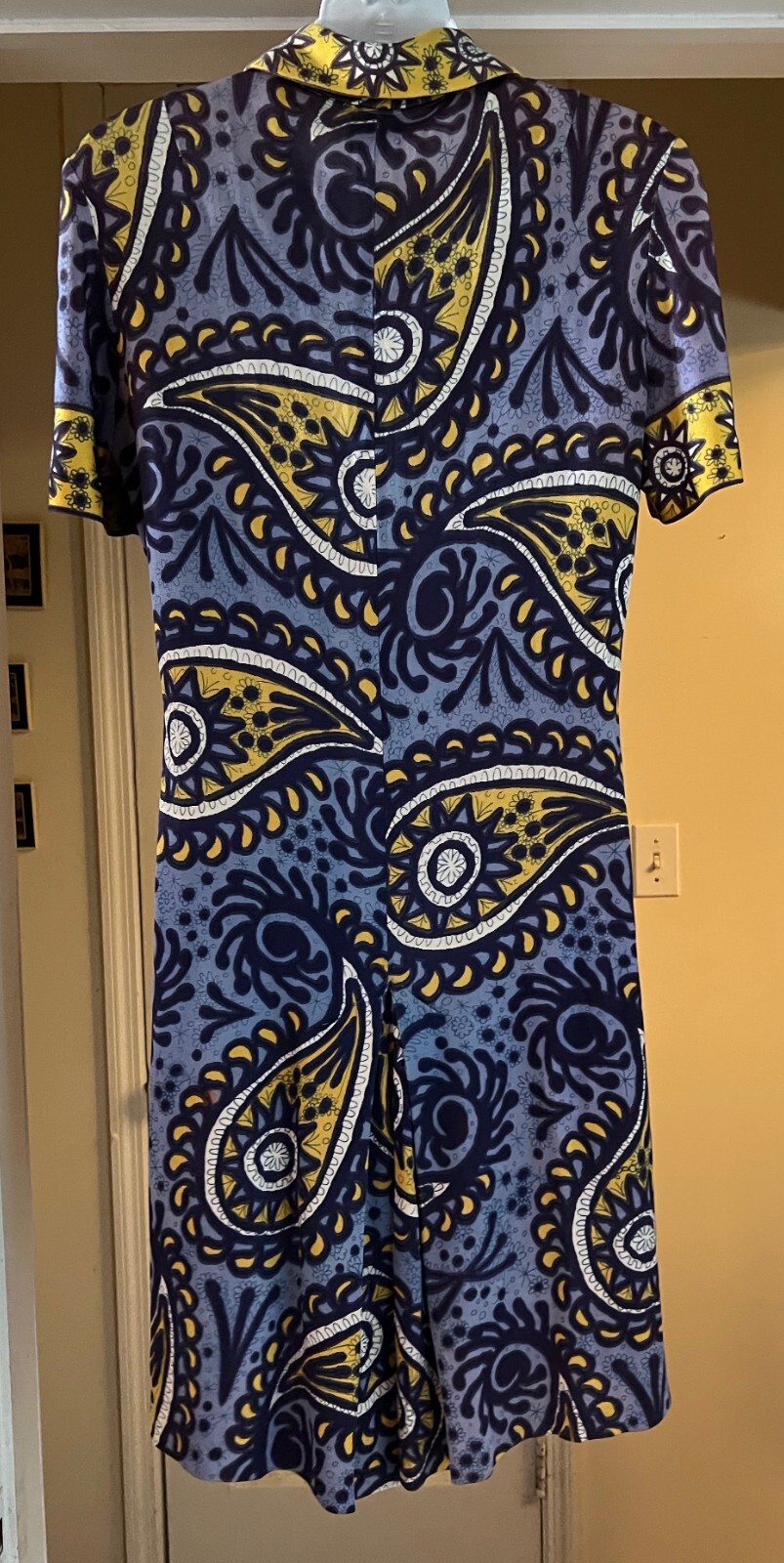 Vintage VERA NEUMANN Jumper Playsuit Summer Designer Tribal Geometric Pattern