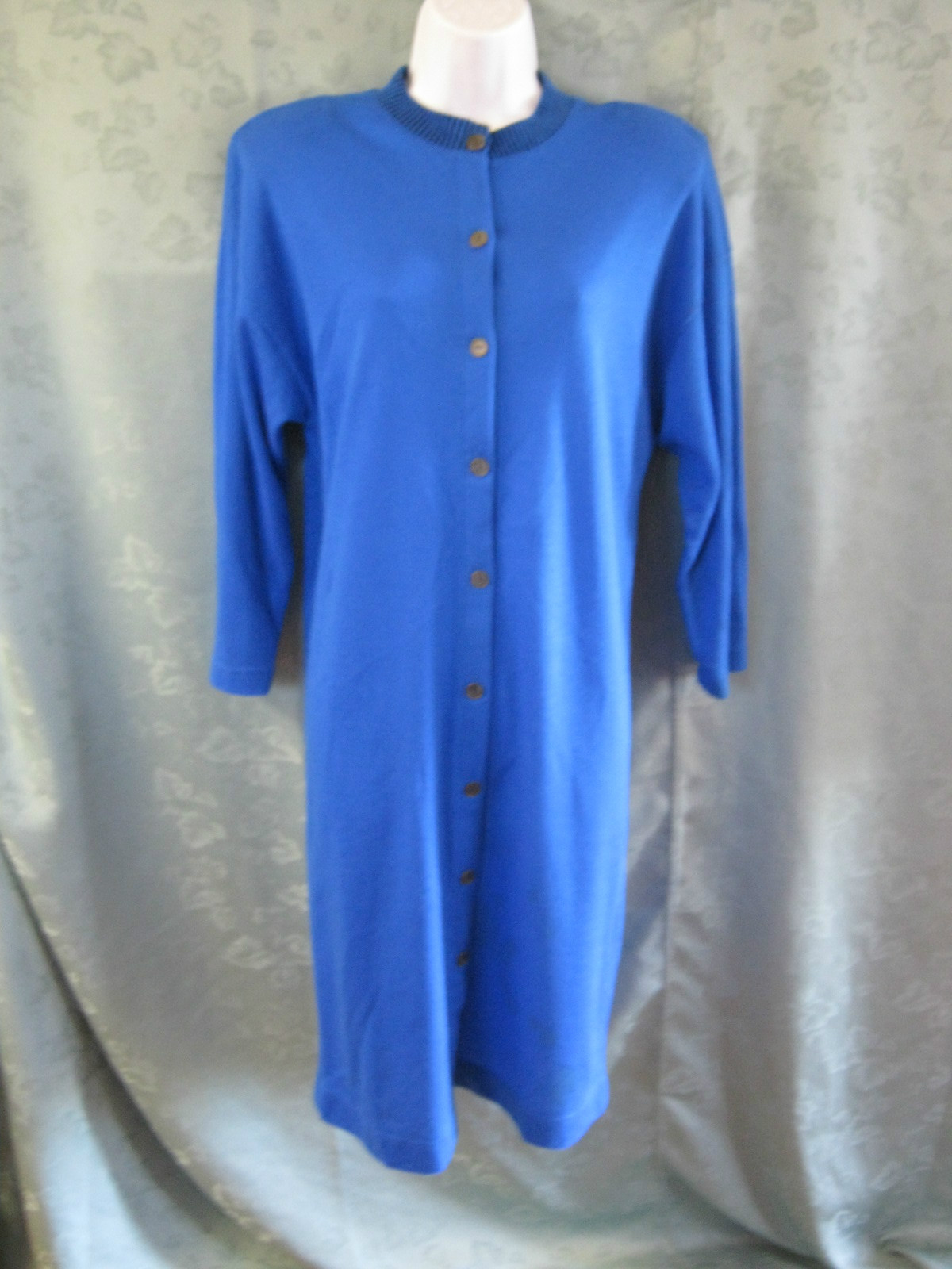 VTG 80’s Timely Trends Long Cardigan Sweater Size 7 ( Medium ) Acrylic