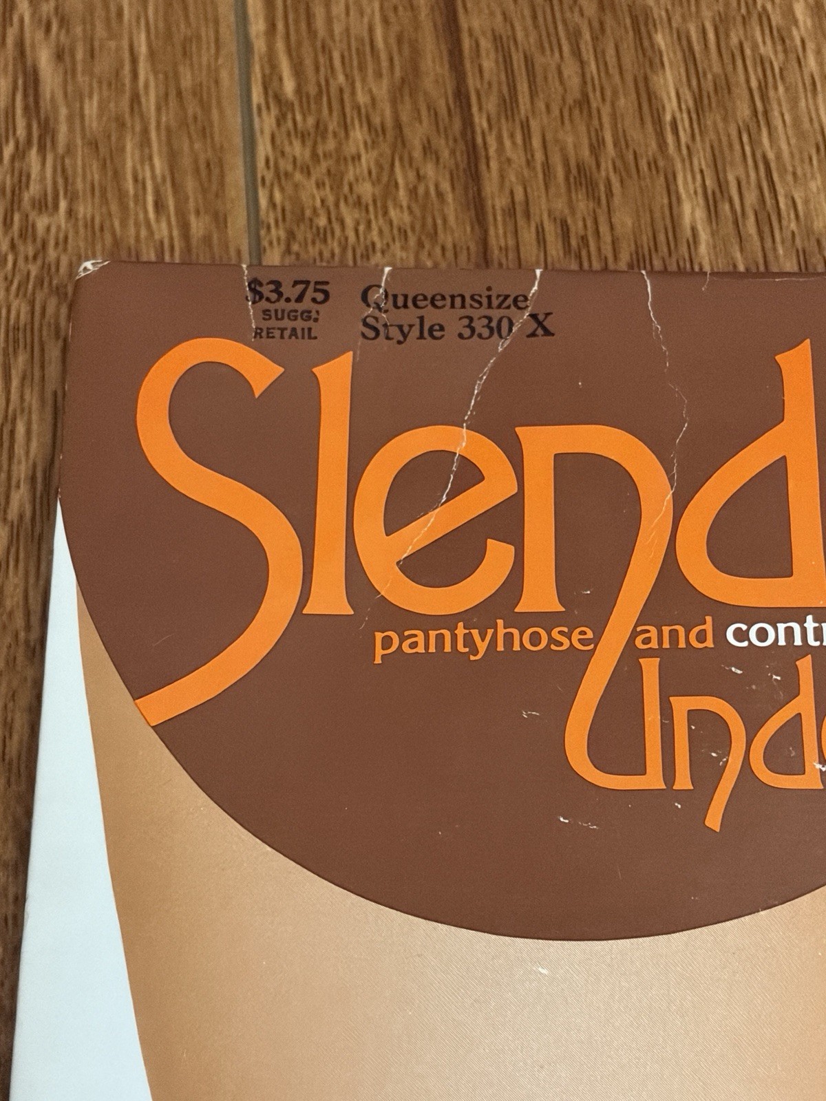 Vintage Hanes Slenderalls Underalls Pantyhose Queen 330-X Beige NOS USA