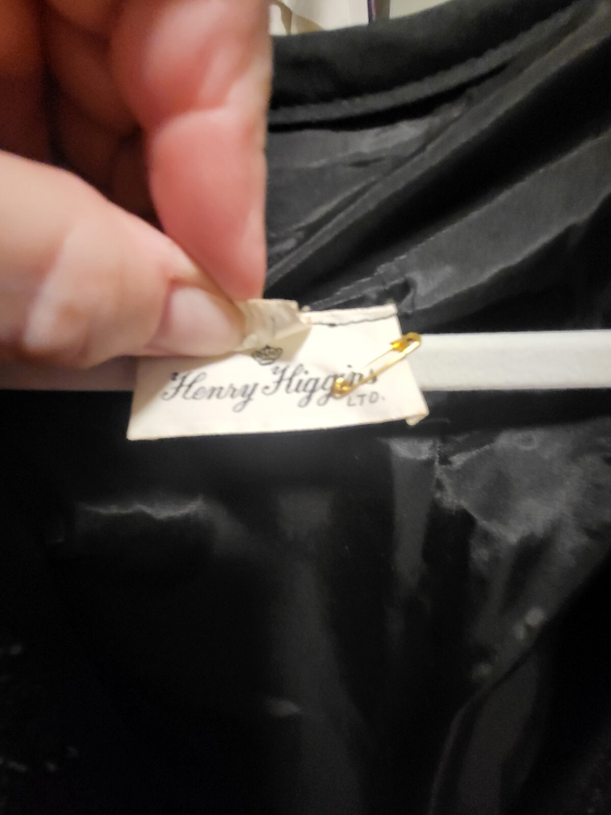 Vintage Henry Higgins LTD. Black Sequin Evening Jacket 16