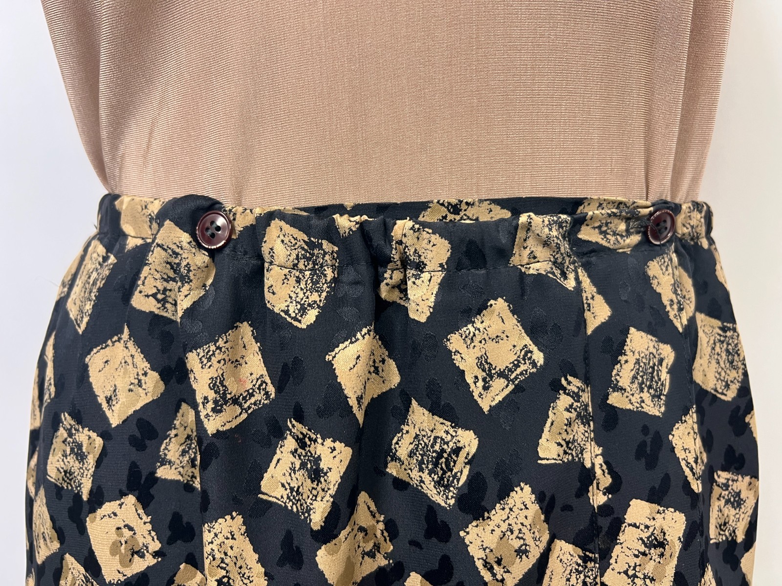 Vintage Adolfo 3-Piece Suit — Jacket, Silk Blouse & Skirt
