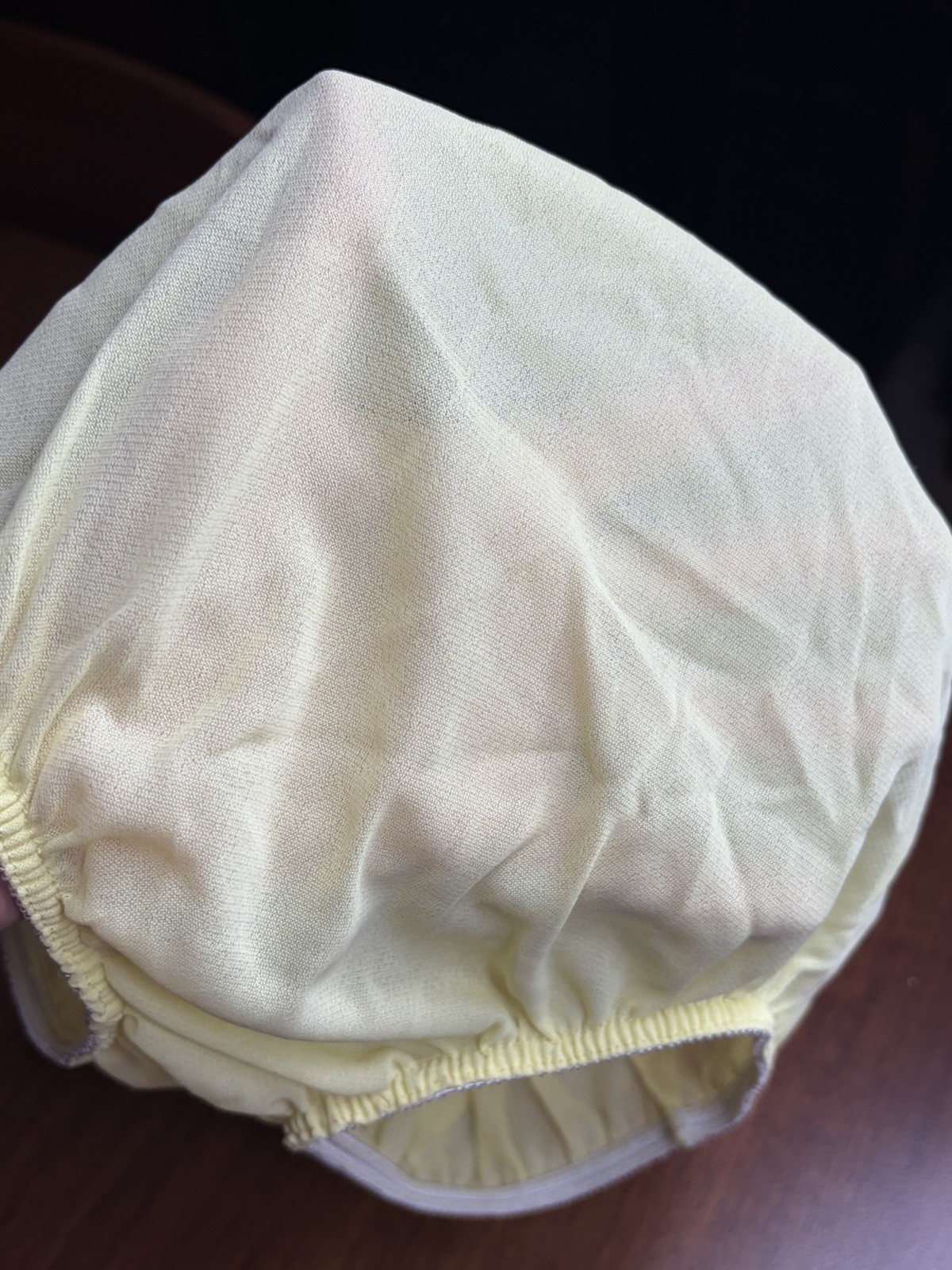 VTG Yellow All Nylon Panties Small