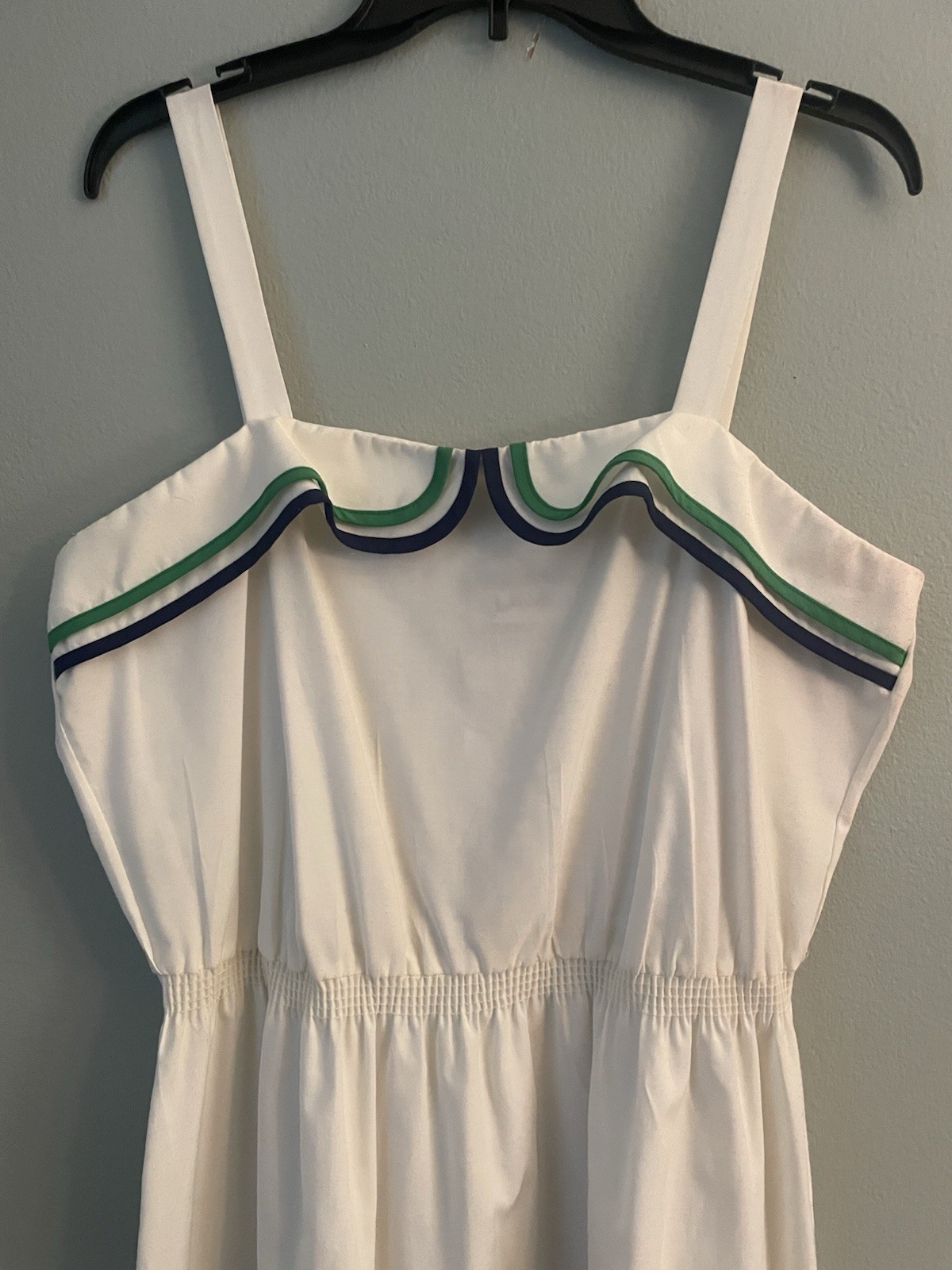 Vintage Melissa Lane 70’s VINTAGE Garden Party Sleeveless Dress Size XL