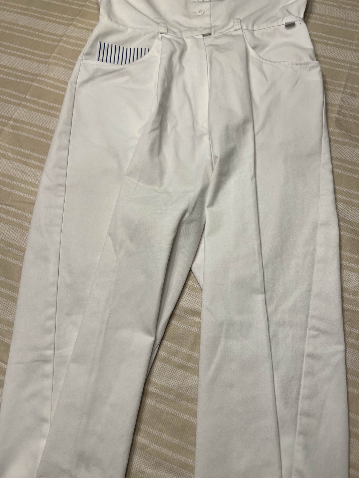 Vintage Nurse Mates Hardly Uniform Jumpsuit Made in USA Women’s Size 10 1960s