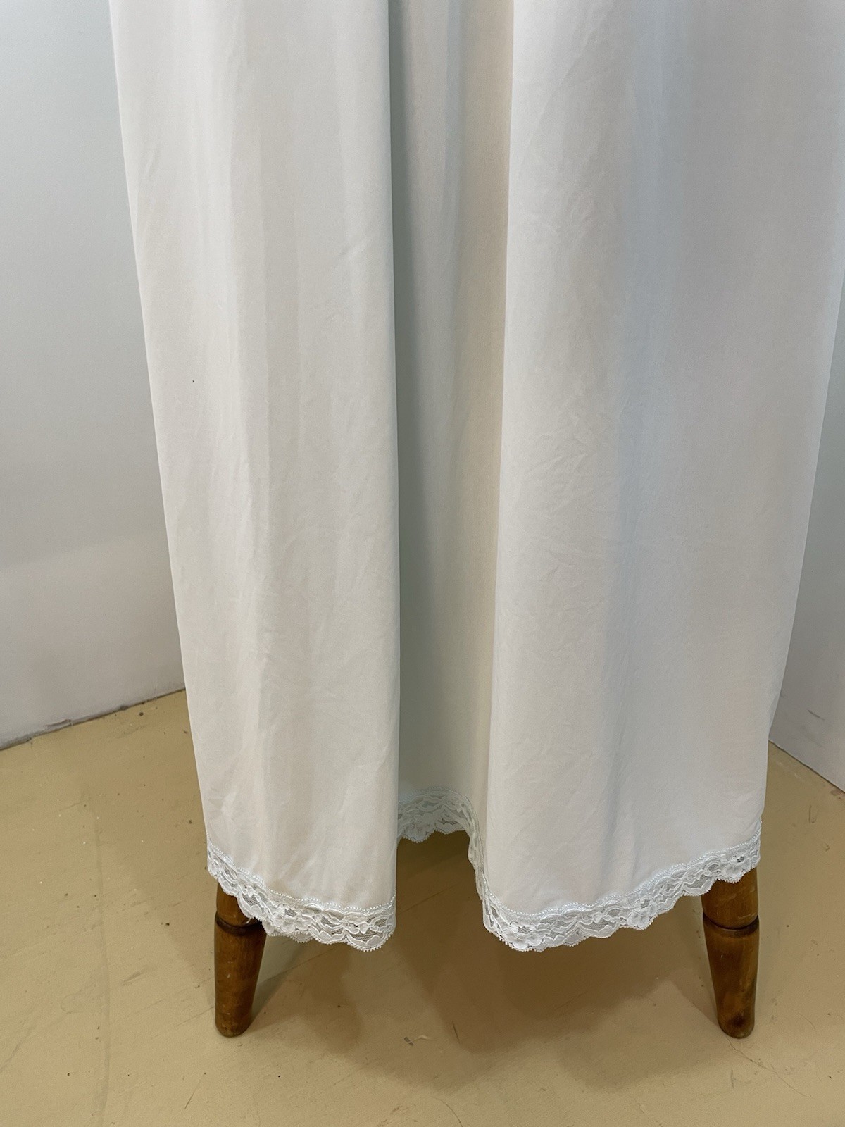 VTG ShadowLine 2 Pc Robe & Long Lingerie Nightgown Set Lt Blue Size M