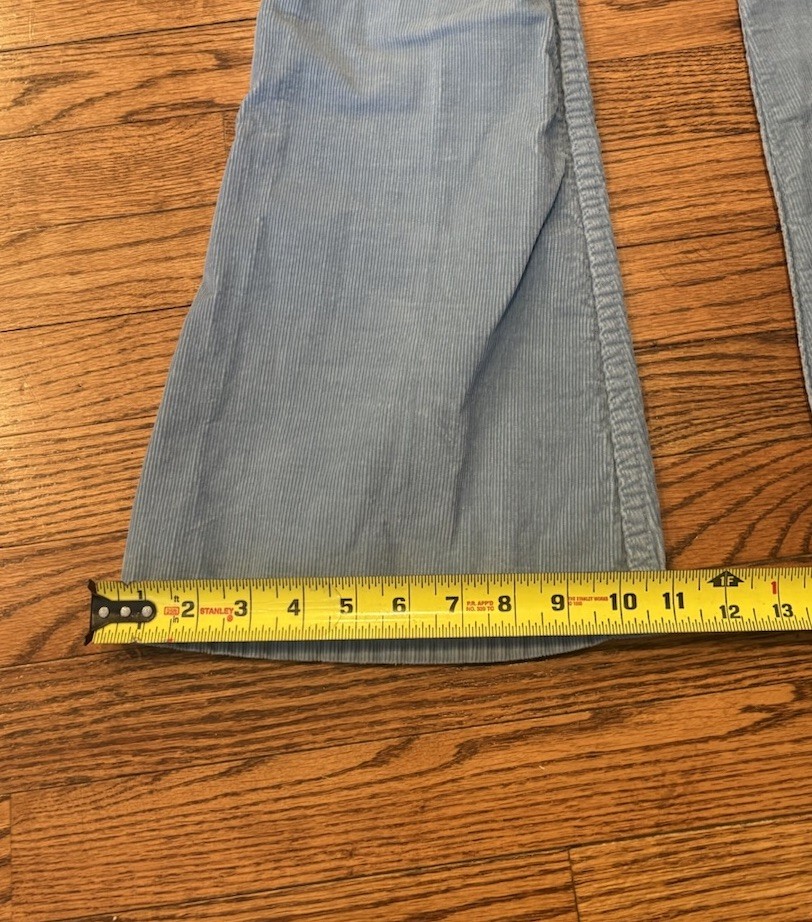 Vtg Levi’s 784 Corduroy Jeans Bell Bottom Flare White Tab 26×31 (27×29)