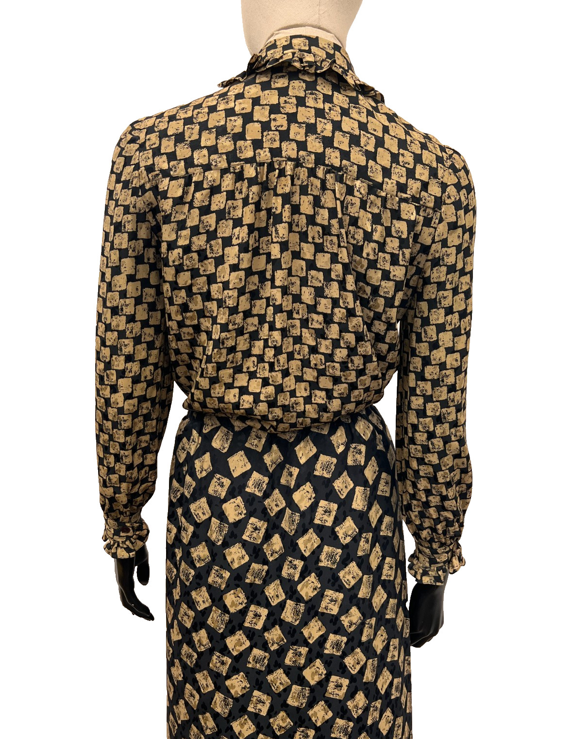Vintage Adolfo 3-Piece Suit — Jacket, Silk Blouse & Skirt