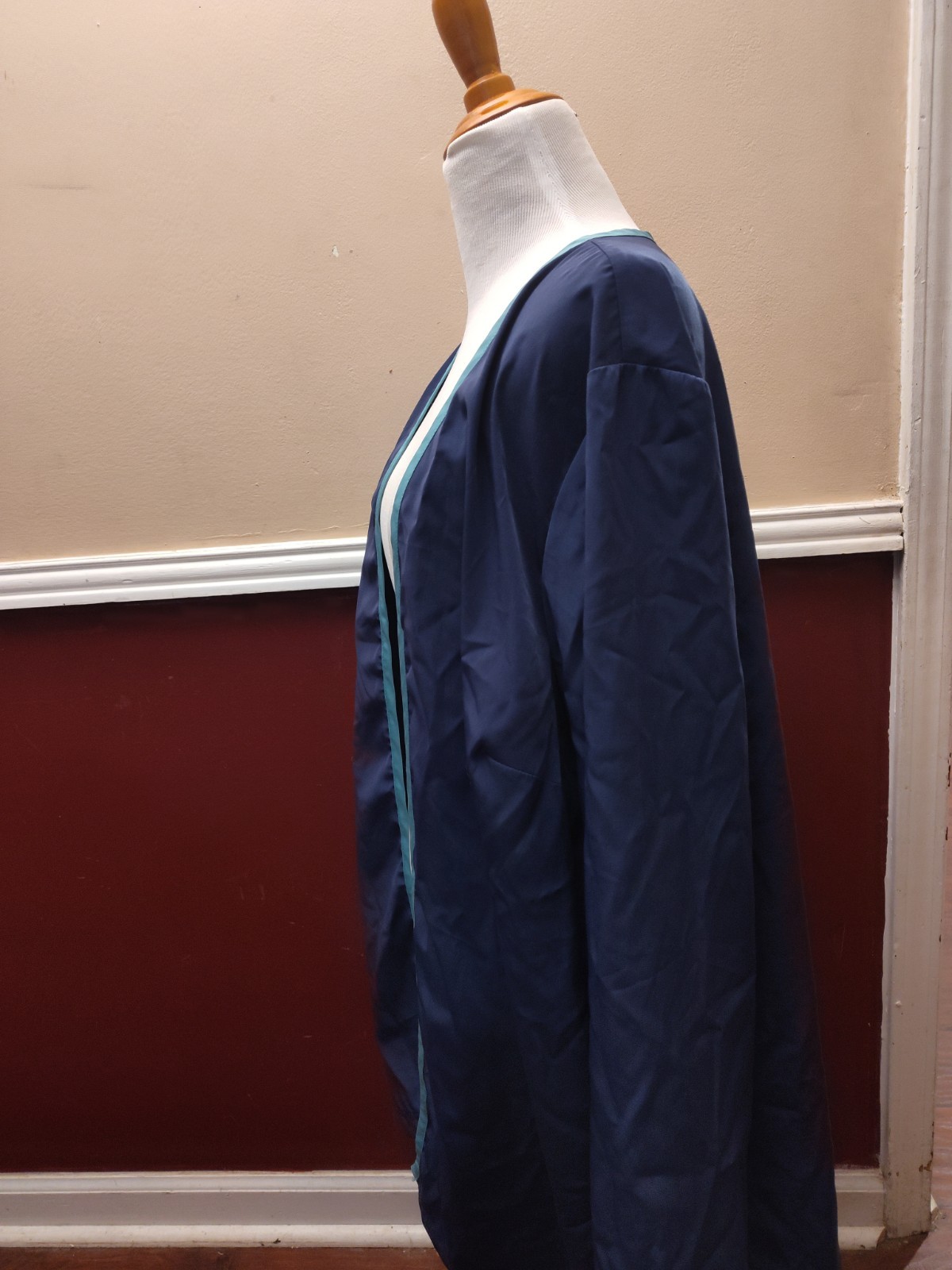 Vintage 90s Y2K Only Necessities Women’s Size 20 W Navy Blue Robe