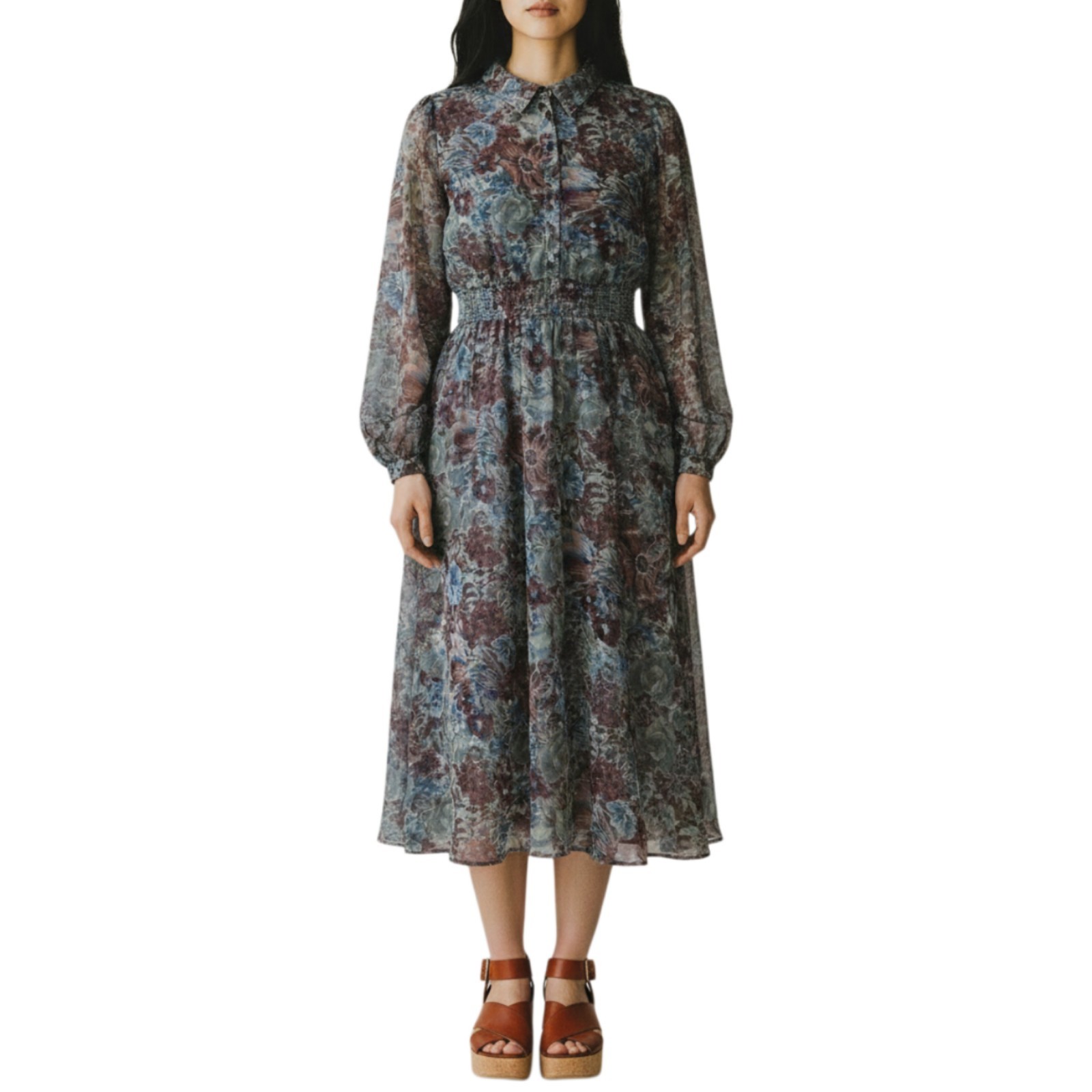 VTG 70s Jonathan Logan Floral Prairie Dress Size S Boho Whimsigoth Cottagecore