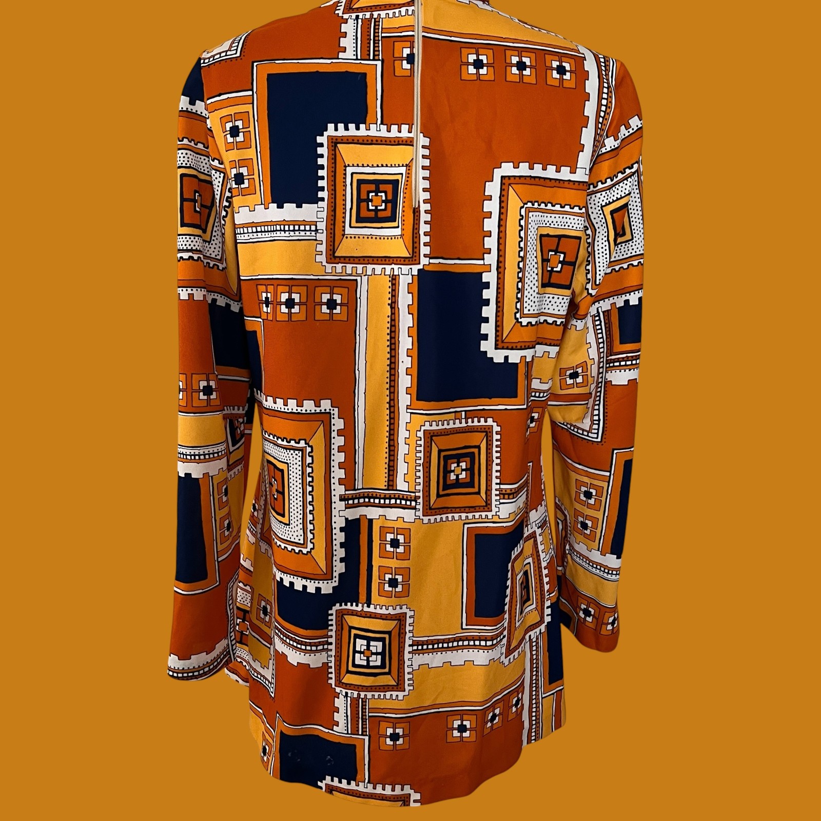 Vintage 60s Psychedelic Tunic: Pykettes, Mod, Geometric