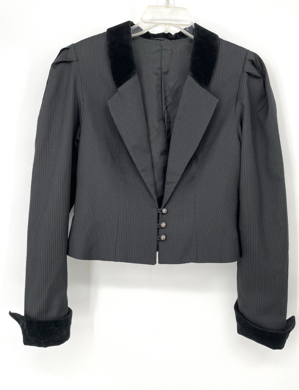 Vintage 80s 90s Dark Academia Victorian Equestrian Riding Jacket Blazer small