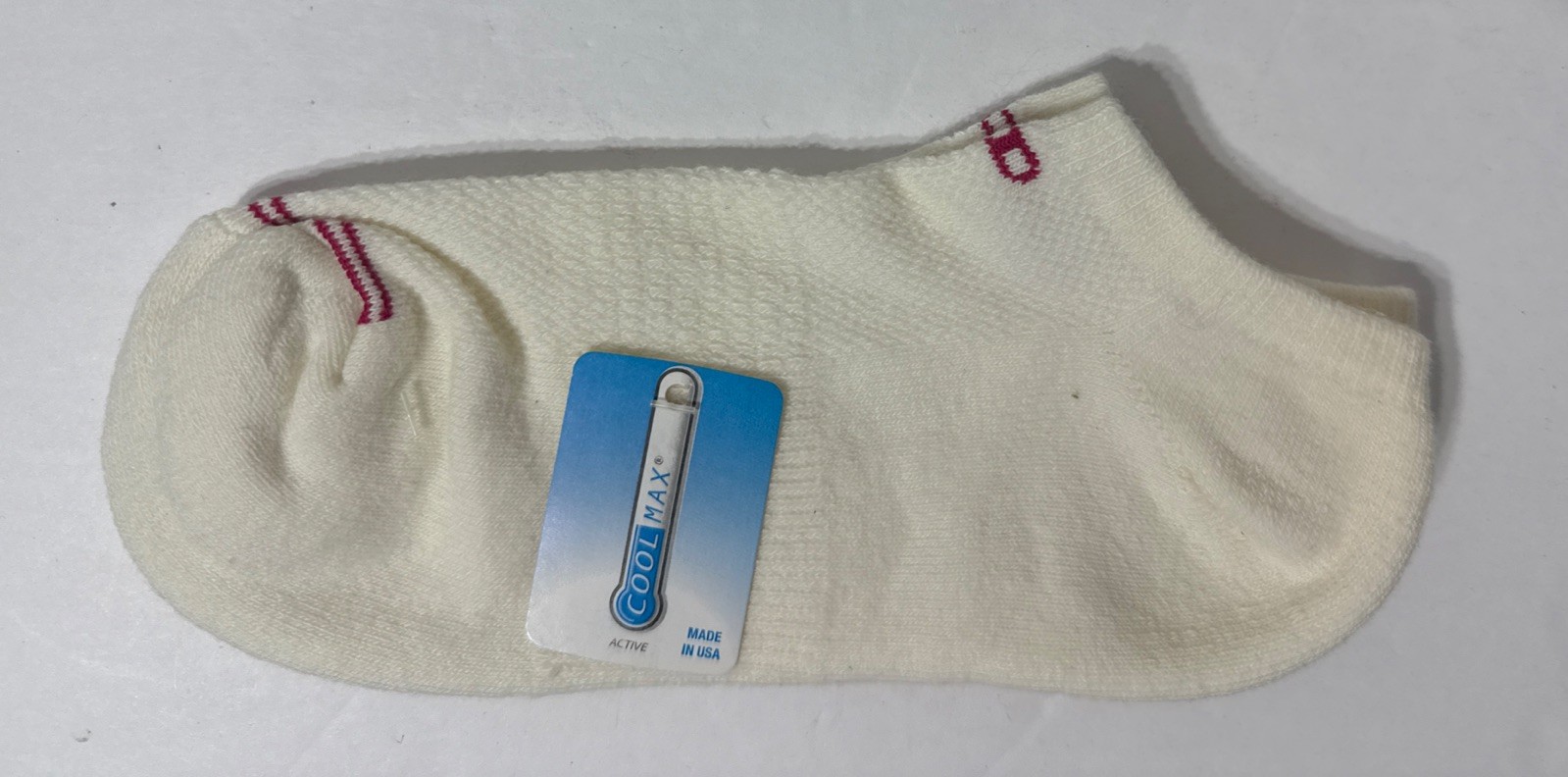 IZOD Spellout Cool Max Invista USA Made 2004 Low Profile Ladies Active Socks NEW