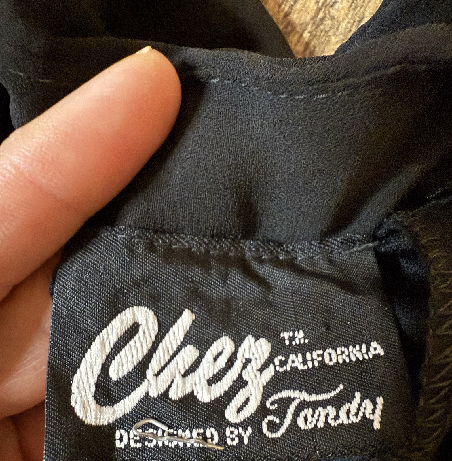 VTG Chez California Designed by Tandy Chiffon Drop Waist Pleated Dress Sz 20