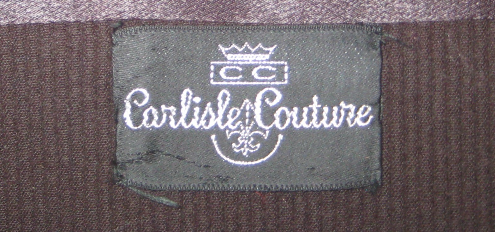 Vintage 70s Carlisle Couture brown wool Persian lamb trim 2 pc lined skirt suit