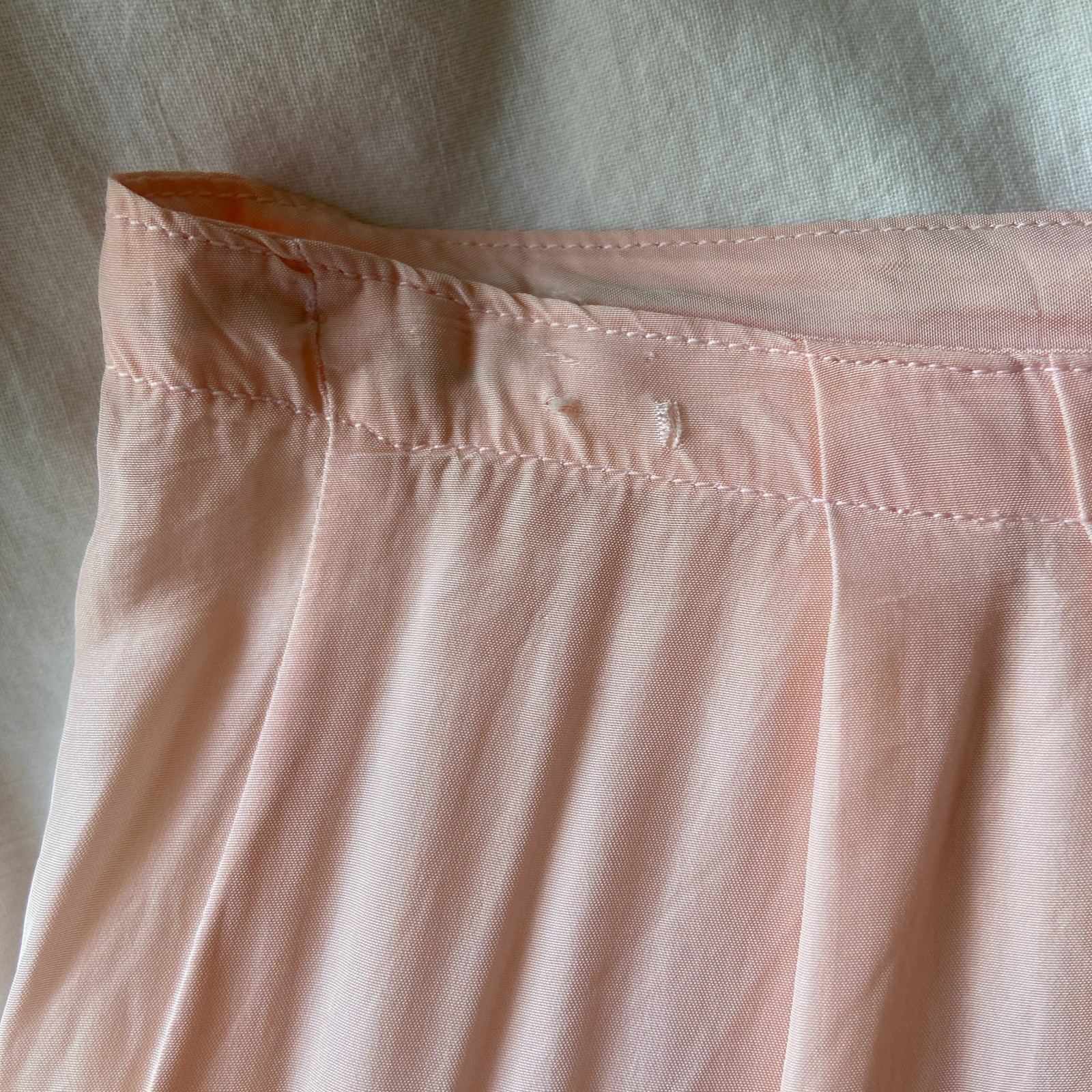 Vintage 1940s Pink Rayon Lounge Pants 23 24 in Waist XXS Extra Small