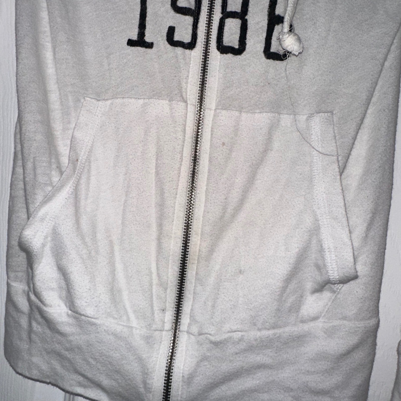 Vintage Victoria Secret Love Pink White Sweater Black Letters Small
