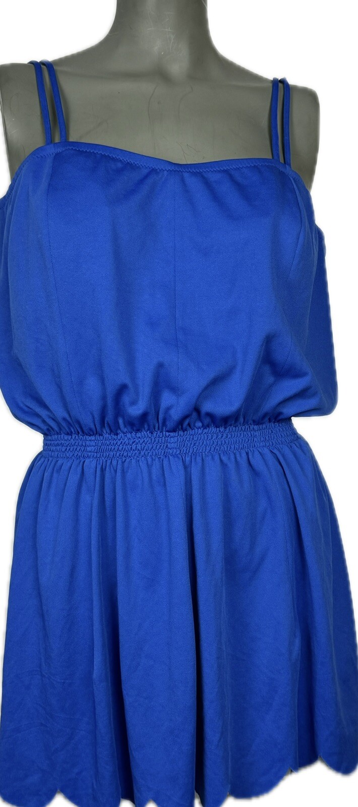 Vintage 50s 60s De Weese Design Swimsuit Bathing Suit Blue See Measurements 0197