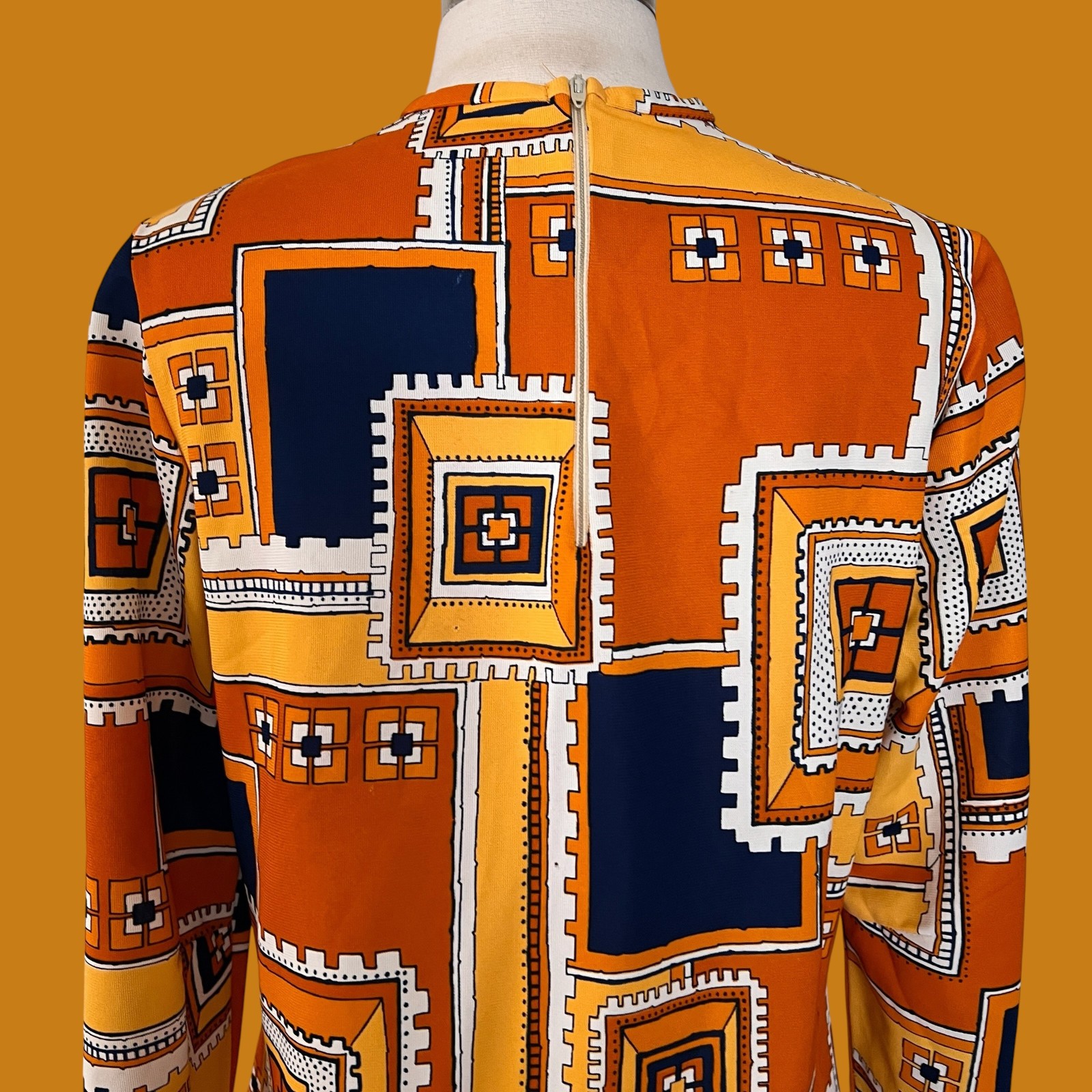 Vintage 60s Psychedelic Tunic: Pykettes, Mod, Geometric