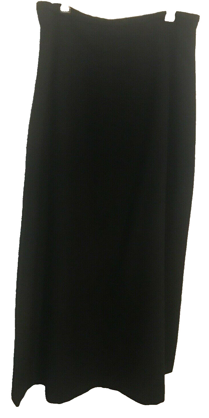 Vintage JH Collectibles Size 8 100% Wool Skirt Lined Black Midi Slightly Flared
