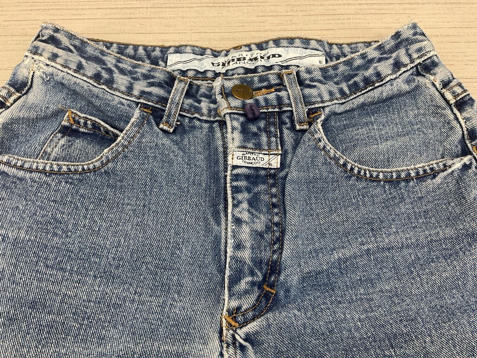 Vintage 90’s Marithe Francois Girbaud Blue Denim Jeans Women 7/8 Made In USA