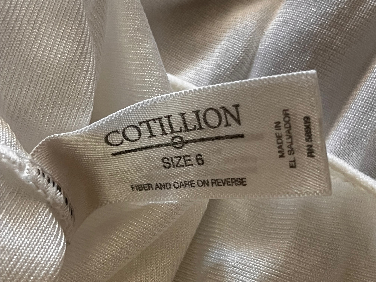 624 COTILLION Medium WHITE Shiny SATIN 100% Nylon Brief Panties NWOT #909