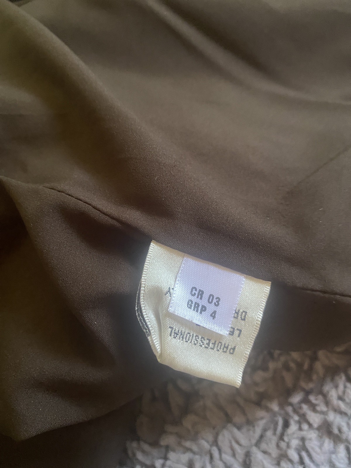 Y2K St John Sport Marie Grey brown leather grommet jacket and pants set Large