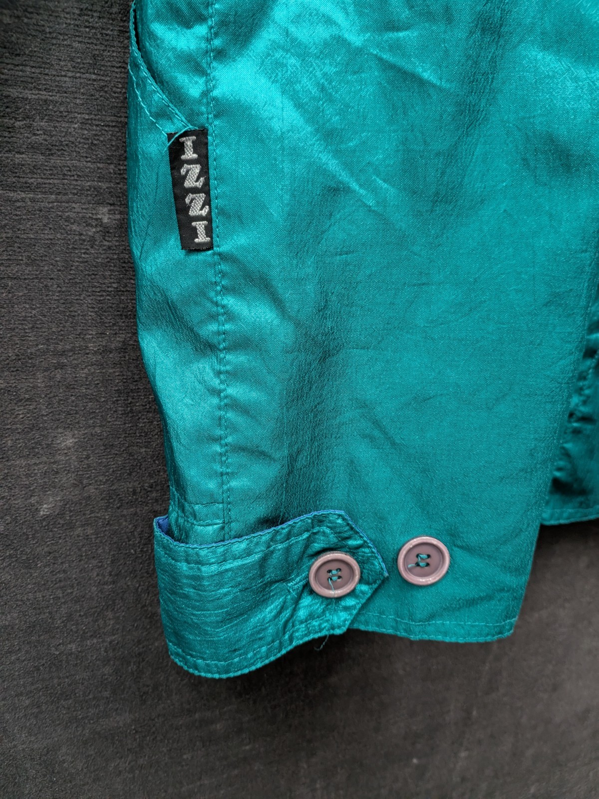 Vintage Innovations By Izzi Teal/Blue Softshell Windbreaker GrannyCore Grandma
